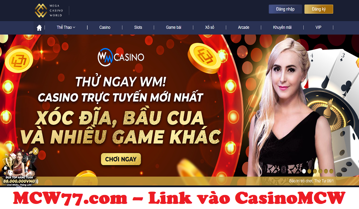CMW77 link vào CasinoMCW