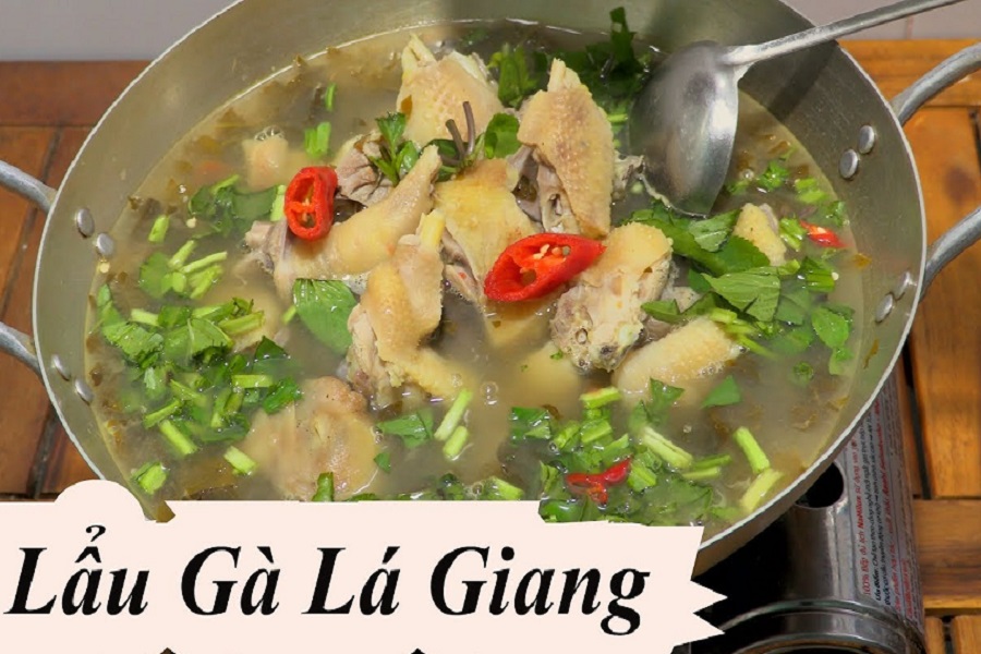 Cách nấu gà lá giang ngon vị chua dịu